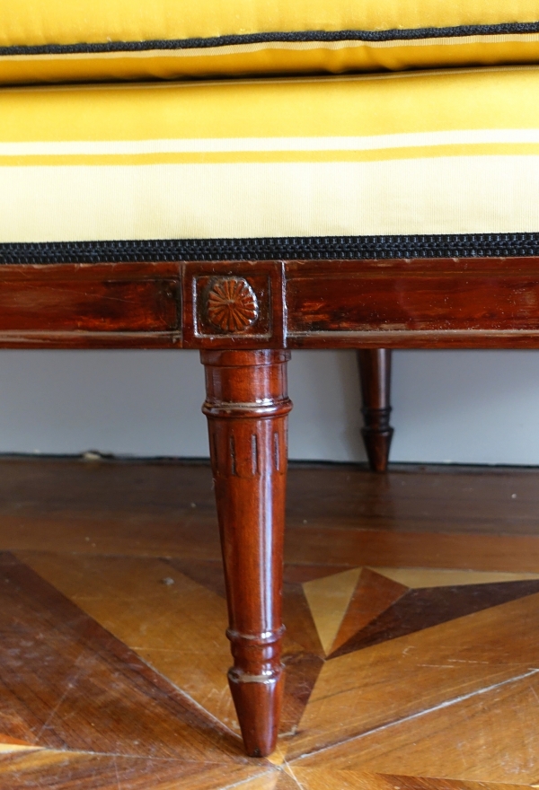 Late 18th century mahogany sofa attributed to Georges Jacob