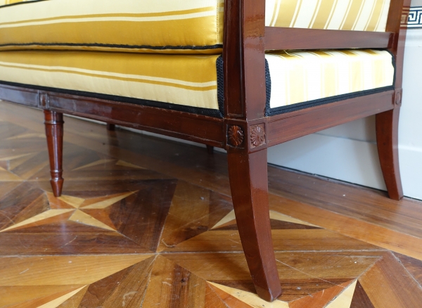 Late 18th century mahogany sofa attributed to Georges Jacob