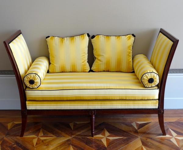 Late 18th century mahogany sofa attributed to Georges Jacob