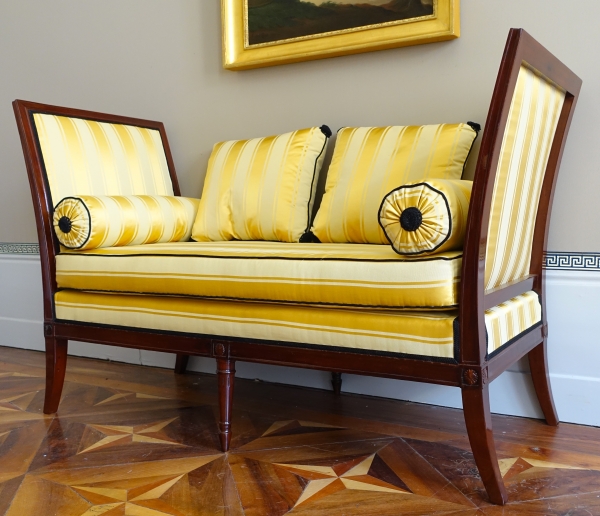 Late 18th century mahogany sofa attributed to Georges Jacob