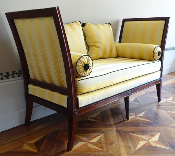 Late 18th century mahogany sofa attributed to Georges Jacob