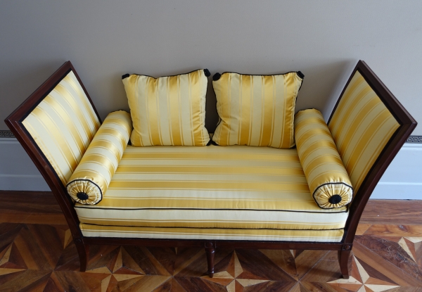 Late 18th century mahogany sofa attributed to Georges Jacob