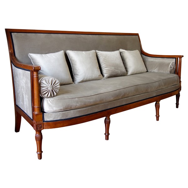 Georges Jacob : canapé sofa d'époque Directoire en acajou - estampillé