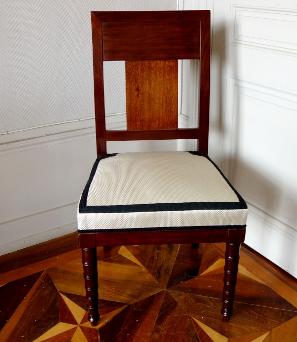 Empire mahogany chair attributed to Jacob Freres, early 19th century circa 1800