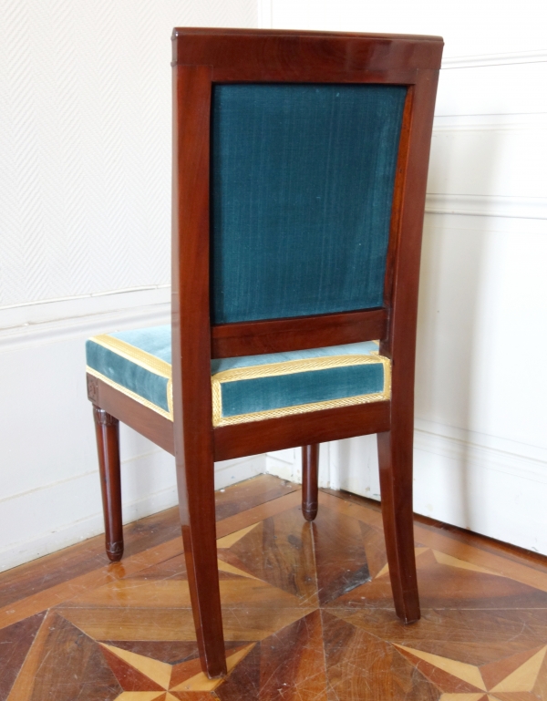 Empire mahogany chair, Chateau de Compiegne & Palais de l'Elysee, 19th century