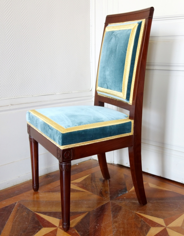 Empire mahogany chair, Chateau de Compiegne & Palais de l'Elysee, 19th century