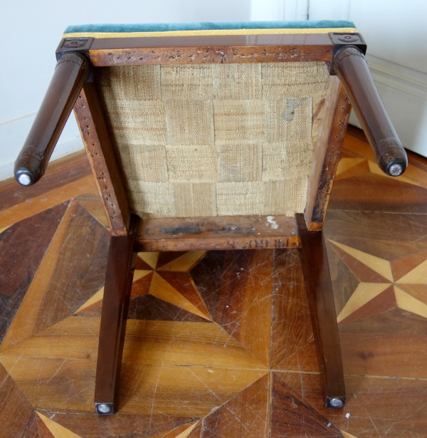 Empire mahogany chair, Chateau de Compiegne & Palais de l'Elysee, 19th century