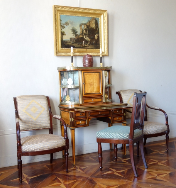 Royal chair made by Jacob for King Louis Philippe at Bizy Castle, 19th century