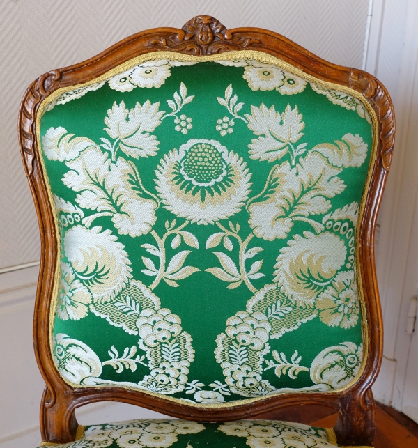 Etienne Meunier : Louis XV period chair - stamped