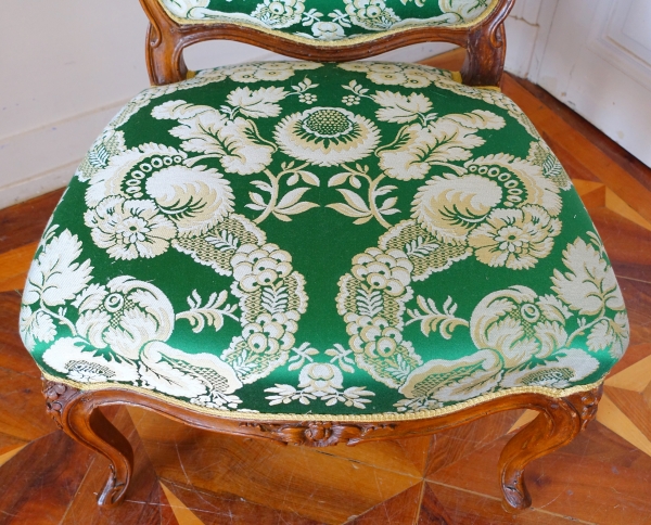 Etienne Meunier : Louis XV period chair - stamped