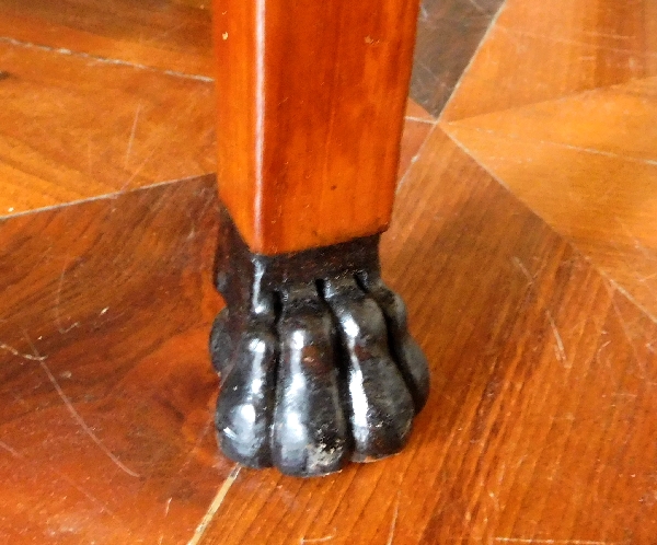 Pair of mahogany chairs, Consulate period, model of Tuileries Palace, circa 1800