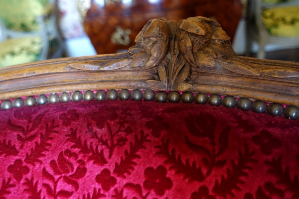 Louis XV chaise longue, 18th century