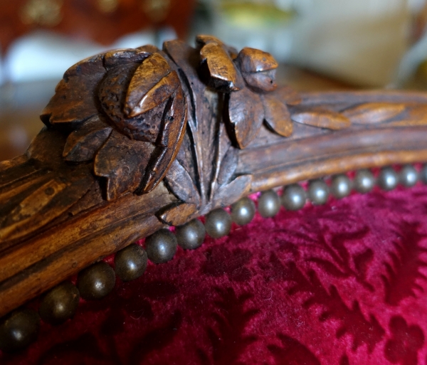 Louis XV chaise longue, 18th century