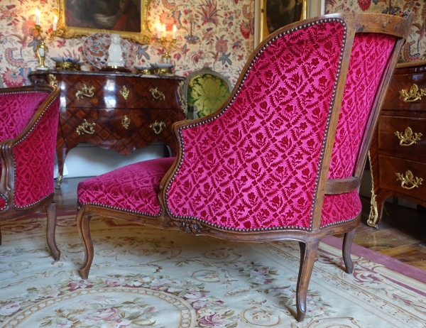 Louis XV chaise longue, 18th century