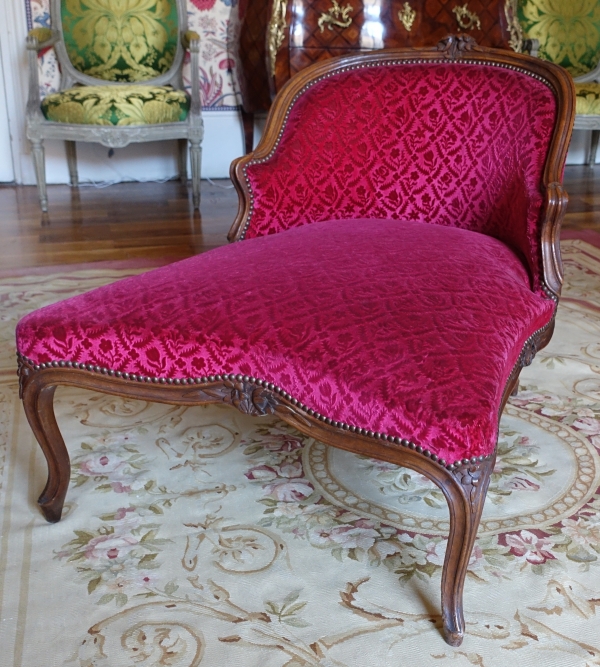 Louis XV chaise longue, 18th century