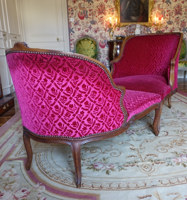 Louis XV chaise longue, 18th century