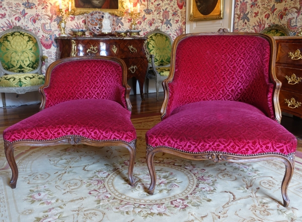Louis XV chaise longue, 18th century