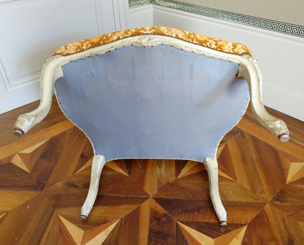 Louis XV lacquered armchair, mid 18th century
