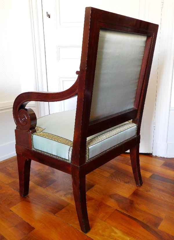 Jacob D Rue Meslée: Empire mahogany armchair