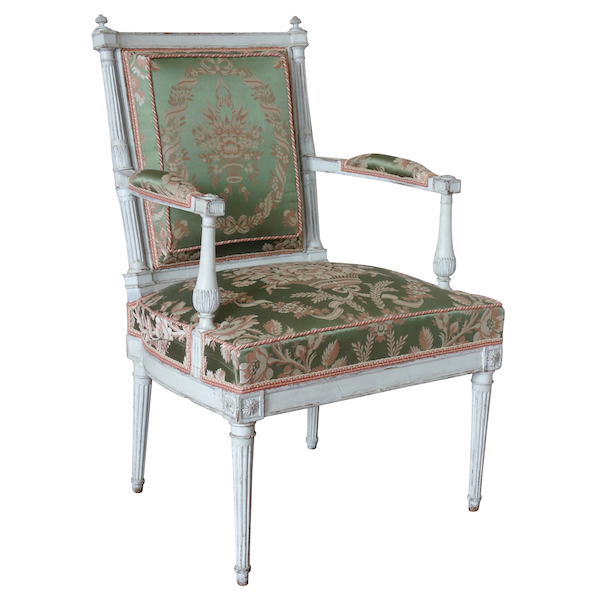 Louis XVI so-called a la Reine armchair, 18th century, attributed to Jacob