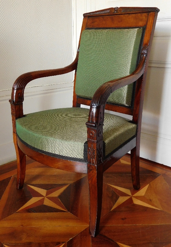 Empire mahogany armchair, early 19th century circa 1815