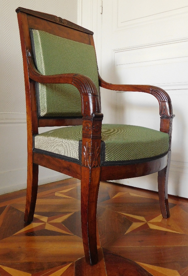 Empire mahogany armchair, early 19th century circa 1815