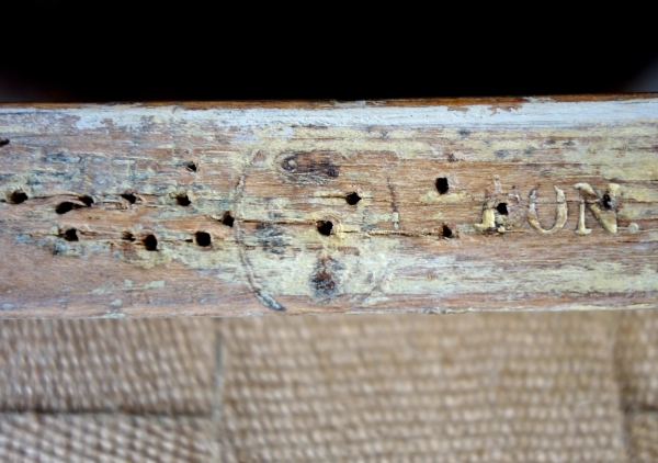 Fauteuil Empire impérial pour Fontainebleau (marque fer & inventaire), attribué Jacob Desmalter