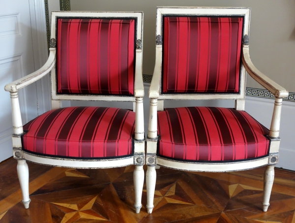 Fauteuil Empire impérial pour les Tuileries (marque fer & inventaire), attribué Jacob Desmalter