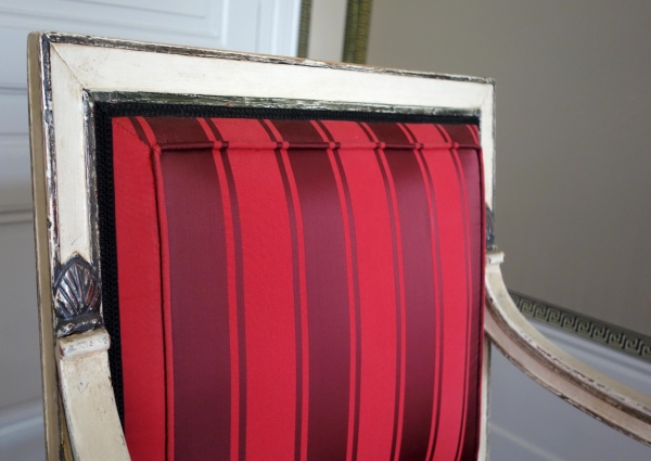 Fauteuil Empire impérial pour les Tuileries (marque fer & inventaire), attribué Jacob Desmalter