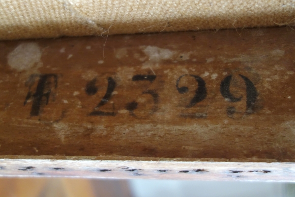 Fauteuil Empire impérial pour les Tuileries (marque fer & inventaire), attribué Jacob Desmalter