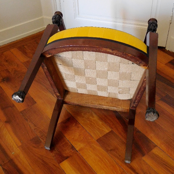 Empire mahogany armchair - Return from Egypt period, late 18th century / early 19th circa 1800