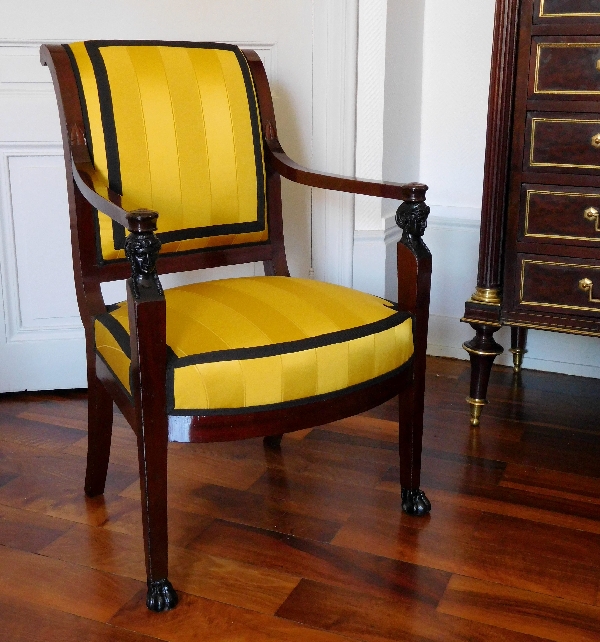 Empire mahogany armchair - Return from Egypt period, late 18th century / early 19th circa 1800