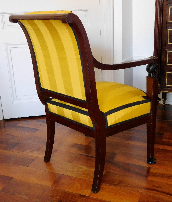 Empire mahogany armchair - Return from Egypt period, late 18th century / early 19th circa 1800