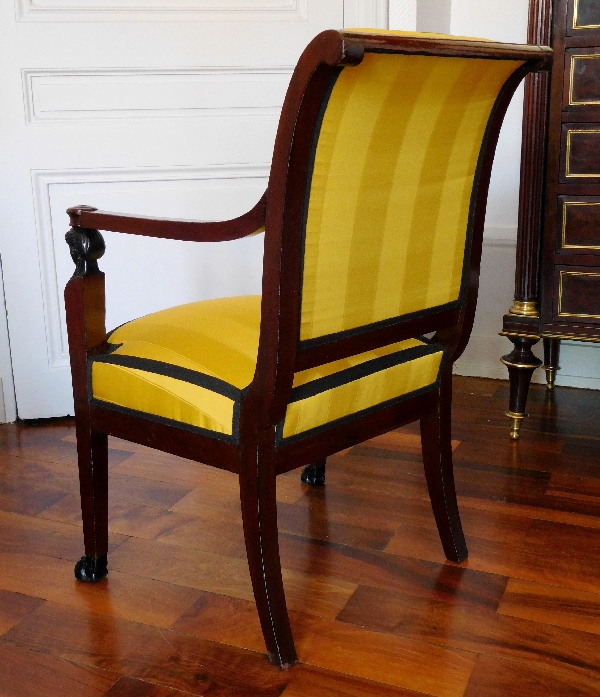 Empire mahogany armchair - Return from Egypt period, late 18th century / early 19th circa 1800