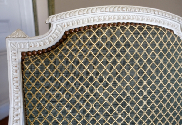 Louis XVI so-called a la Reine armchair, 18th century - attributed to Claude Sené