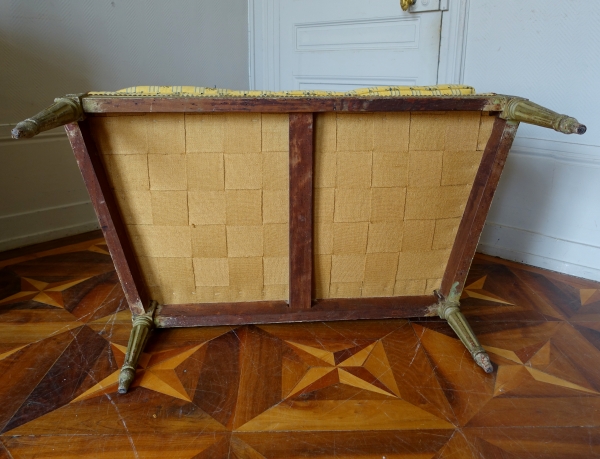 Canapé marquise d'époque Louis XVI en bois laqué - XVIIIe siècle