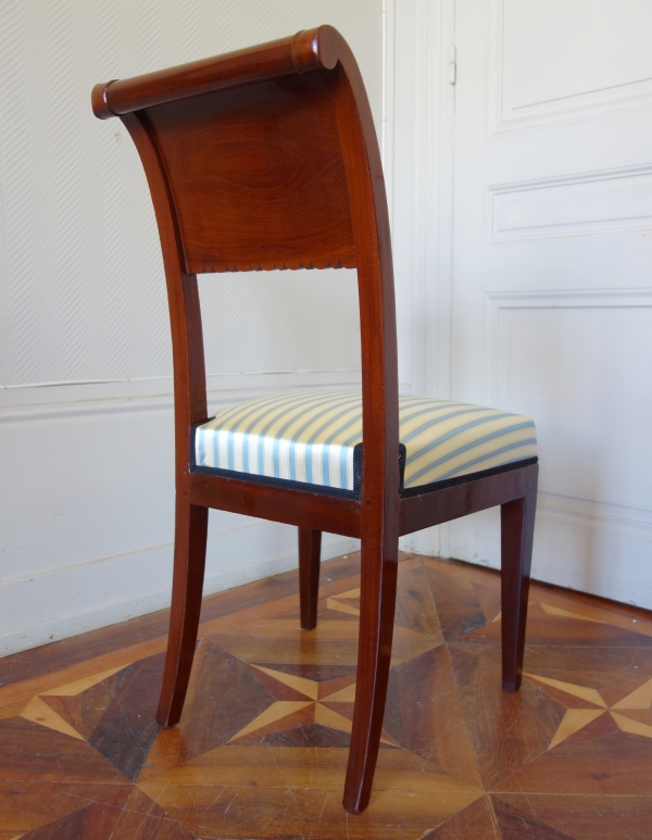 Paire de chaises à l'étrusque en acajou attribuées à Jacob - époque Directoire