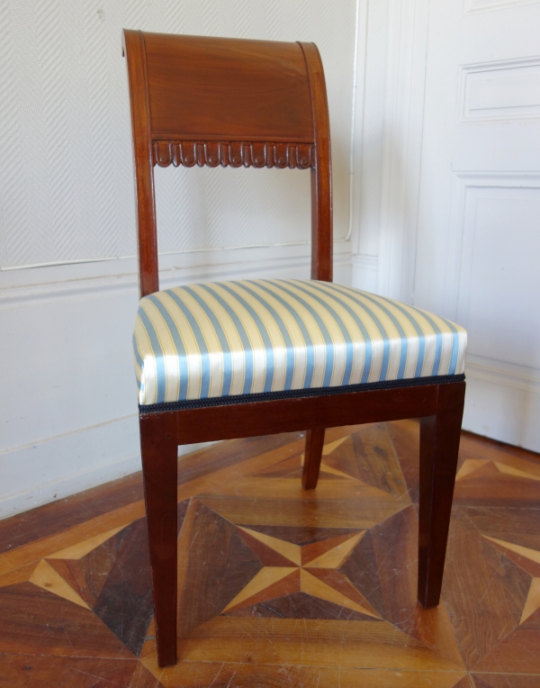 Paire de chaises à l'étrusque en acajou attribuées à Jacob - époque Directoire