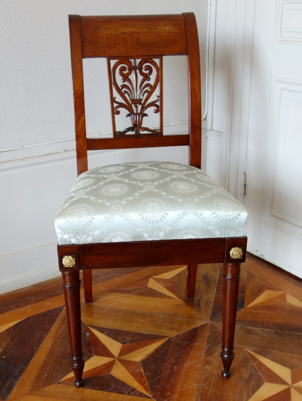 Pair of mahogany chairs, late 18th century circa 1795 - Georges Jacob