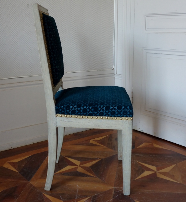 Jacob Frères, Palais des Tuileries : pair of Consulate chairs stamped