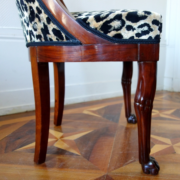 Jacob Freres : pair of Empire mahogany chairs, early 19th century circa 1803 - 1805