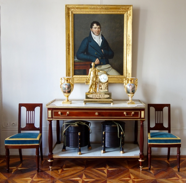 Pair of Royal chairs made by Jacob for King Louis Philippe at Bizy Castle