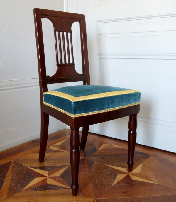 Pair of Royal chairs made by Jacob for King Louis Philippe at Bizy Castle