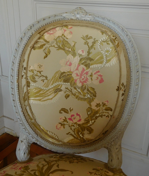 Jean Baptiste Boulard : pair of Louis XVI chairs