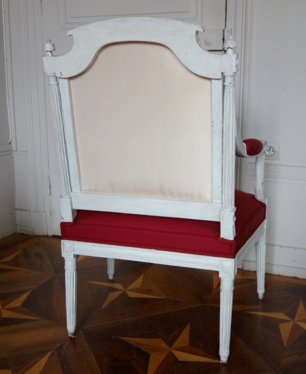 Paire de fauteuils à la Reine d'époque Louis XVI vers 1788-90