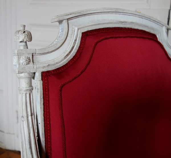 Paire de fauteuils à la Reine d'époque Louis XVI vers 1788-90