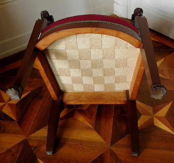 Empire pair of armchairs attributed to Jacob Desmalter, circa 1806