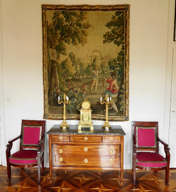 Empire pair of armchairs attributed to Jacob Desmalter, circa 1806