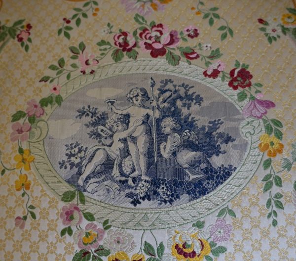 Claude Sené : paire de fauteuils cabriolet médaillon d'époque Louis XVI - estampille