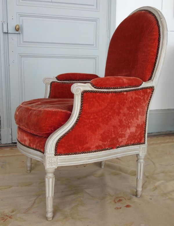 Mobilier de salon 9 pièces d'époque Louis XVI - estampille de Jacques Lechartier